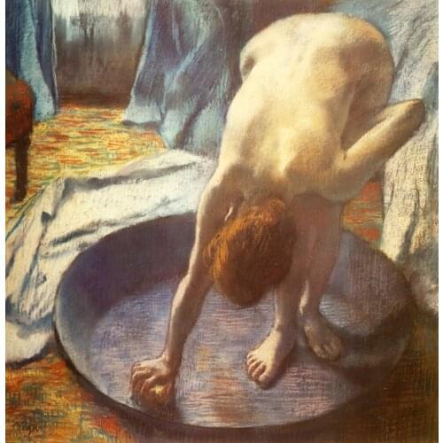 The Tub 1886 oil painting reproduction for wall art home decoration wallpaper
