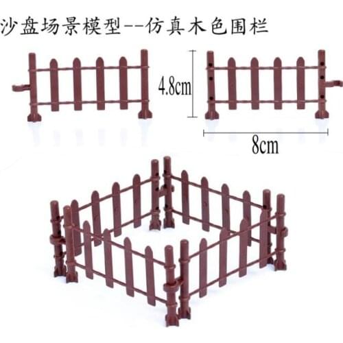 Fences City Friends Accessories Building Blocks House Parts Door Window Fence MOC Educational Toys Children Creators Cities Kits
