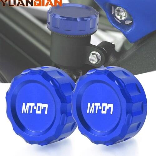 Rear Brake Fluid Tank Reservoir Cap For yamaha MT07 MT-07 MT 07 FZ07 FZ 07 FZ-07 13-19 Motorcycle Master Cylinder Oil Cup Cover