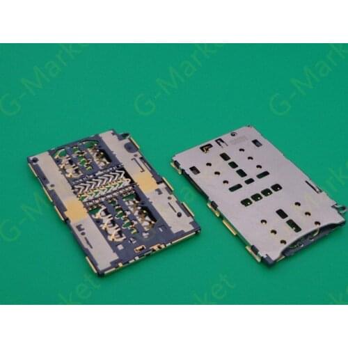 2X New SIM Card Socket Holder Tray Slot connector Repair Parts for for Huawei Honor 7 7I PLK-AL10 UL00 CL00 TL01H