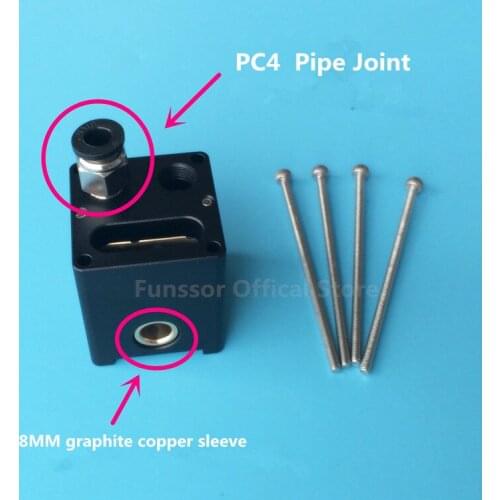 3D printer spare parts Aluminum Alloy X/Y axis cross slider For UM2+ extruder Ultimaker2 3D printer