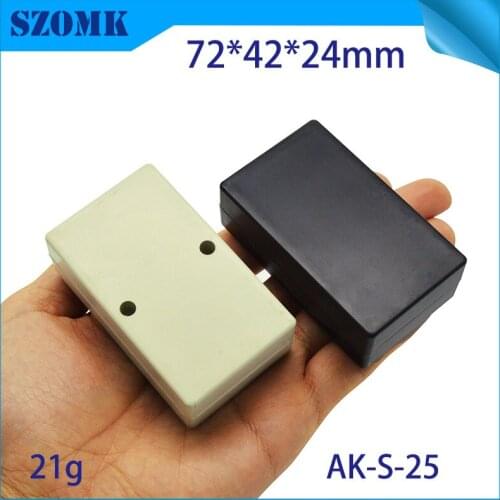 4 pcs, 72*42*24mm szomk plastic device box for electronics pcb enclosure small electrical plastic housing for pcb design