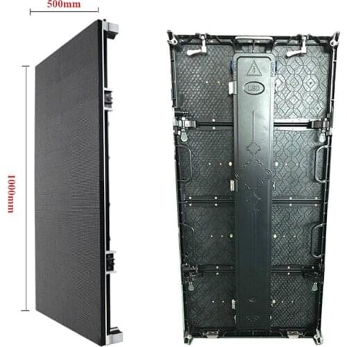 500x1000mm 104*208dots die cast aluminum cabinet P4.81 outdoor rgb led display screen rental advertising video wall panel