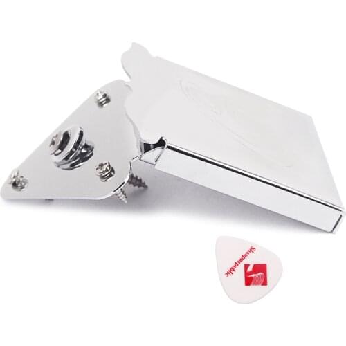 8/10/12 String Mandolin Tailpiece Bridge w/ Screws Pick for Cigar Box Guitar