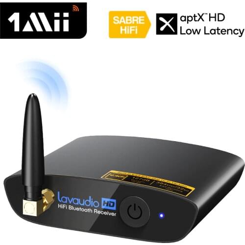 1Mii DS200 Pro Bluetooth-compatible Receiver aptX LL HD DAC CSR8675 Audio Decoder Digital Amplifier BT Adapter for TV PC Speaker