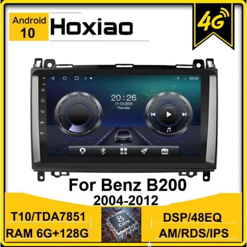 Android 10.0 Car Radio Navigation GPS Multimedia Player for Mercedes Benz B200 A B Class W169 W245 Viano Vito W639 Sprinter W906