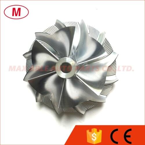 B03G 46.00/61.00mm 6+6 blades Forward Turbo Billet Compressor wheel/Aluminum 2618/turbocharger Milling wheel for Turbo CHRA/Core
