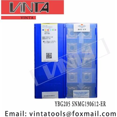 Free shipping high quality 10pcs/lots YBG205 YBM253 SNMG190612-ER cnc carbide turning inserts