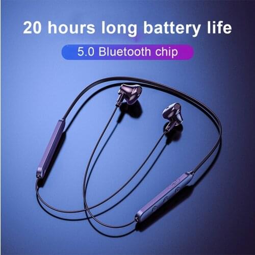 HozWich DD8 Wireless Bluetooth Headset Magnetic Sports Running Headphone IPX5 Waterproof Sport earbuds Noise reduction Headphone