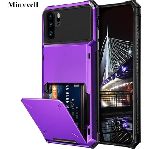 Wallet ID Slot Credit Card Case For Huawei P40 Pro P30 P Smart 2019 Case For Huawei P40 P30 P30pro Lite Cover For Psmart 2019