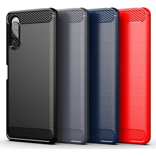 Hot Sale Case For Sony Xperia 10 II Coque Protector XQ-AU51 XQ-AU52 Shockproof Soft Silicone TPU Back Cover For Sony 10 II Case