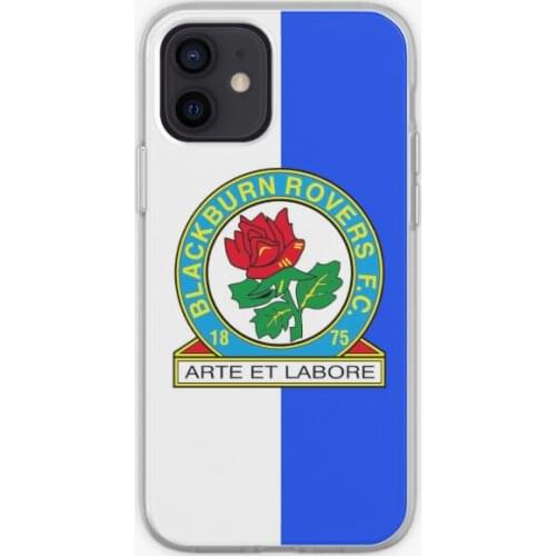 Blackburn Rovers Fc Logo Phone Case for iPhone 11 12 13 Pro Max Mini 5 5S SE X XS XR Max 6 6S 7 8 Plus Pattern Flower