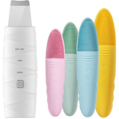 Electric Facial Pore Cleaner Ultrasonic Skin Scrubber Blackhead Remover Clean Cavitation Peeling Deep Cleansing Skincare Tools