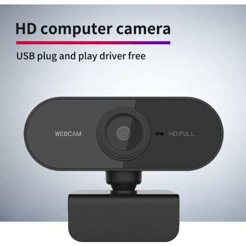 HD 1080P Webcam Mini Computer PC Web Camera with USB Plug Rotatable Cameras for Live Broadcast Video Calling Conference Work
