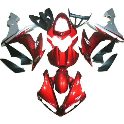 Injection molding fairing kit for YAMAHA 2005 2004 2006 metallic red YZF R1 R1 04 05 06 fairings SZ55