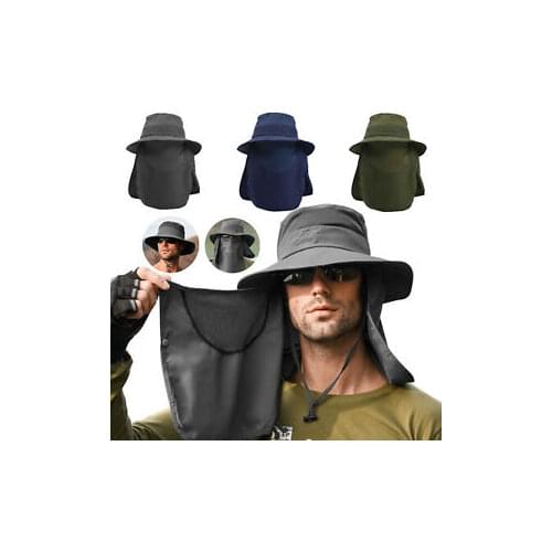 Outdoor Fishing Cap Summer Sun Protection Anti-uv Hat Sunhat For Men Fisherman Hats For Fishing Cycling Hiking Camping Hats