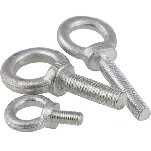 M6 M8 M10 M12 M14 M16 M18 M20 Lifting Eye Bolts Ring Type Screw Bolts Galvanized