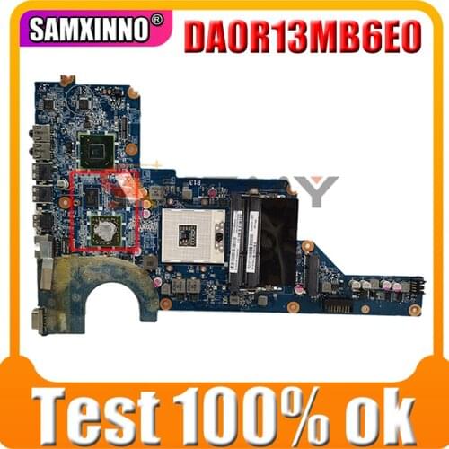 650199-001 DA0R13MB6E0 REV:E w 216-0809024 GPU for HP Pavilion G4 G6 G7 Series NoteBook PC Laptop Motherboard Mainboard