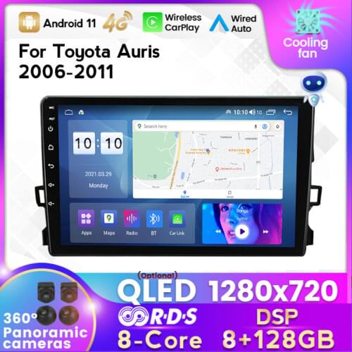 MEKEDE M600S For Toyota Auris 1 E150 2006 - 2012 Car Radio Multimedia Video Player Navigation GPS Android No 2din 2 din DVD