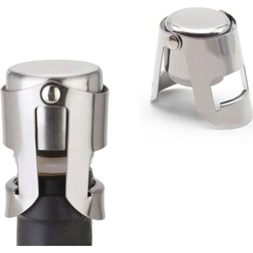 304 Stainless Steel Champagne Portable Cork Holding Machine Bar Cork Of Wine Sparkling Wine Champagne Cap Barware Tool