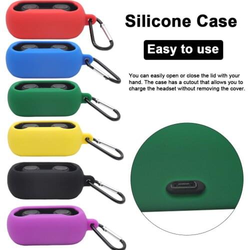 Durable Anti-fall Earphone Protective Cover Silicone Case For QCY T1 Headphones Protector Shell Bluetooth Headset Accessories