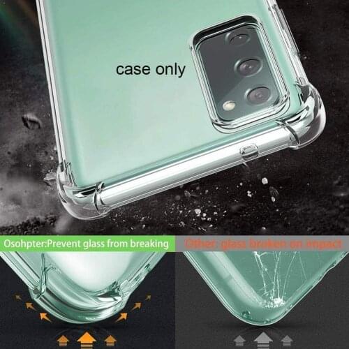 Clear TPU Case For Samsung Galaxy S20 Plus Fe Ultra For Samsung S20 5G FE Shockproof Cover FE For Galaxy S20 Clear Galaxy C S8L6