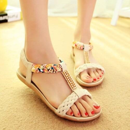 Women Sandals Summer Fashion Women Shoes Beach Sandals Ladies Comfortable Women Summer Shoes Female Flats Sandalias Mujer