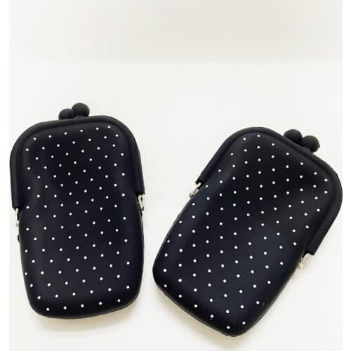 Silicone Short zip women wallet and Coin purse Cell Phone Key Case Ins Popular Lovely Cute 2021