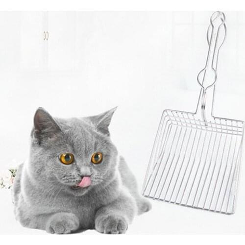 Pet Dog Cat Litter Shovel Stainless Steel Material Durable Pet Cleaning Tool Puppy Kitten litter Scoop Sand Scoop Poop Shovel