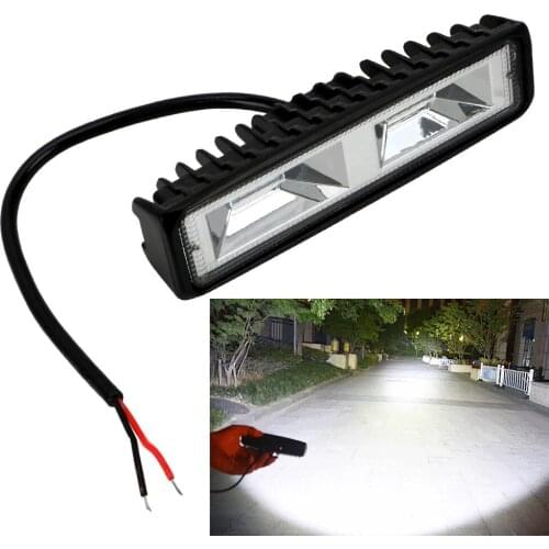 LED Headlights 12-24V For Auto Motorcycle Truck Boat Tractor Trailer Offroad Working Light 36W LED Work Light Spotlight
