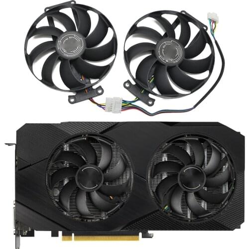 FDC10H12S9-C RTX 2060 SUPER 2070 GTX1660 Ti Cooling Fan For ASUS GTX 1660 1660Ti DUAL EVO OC RTX2060 Graphics Card Cooler Fan