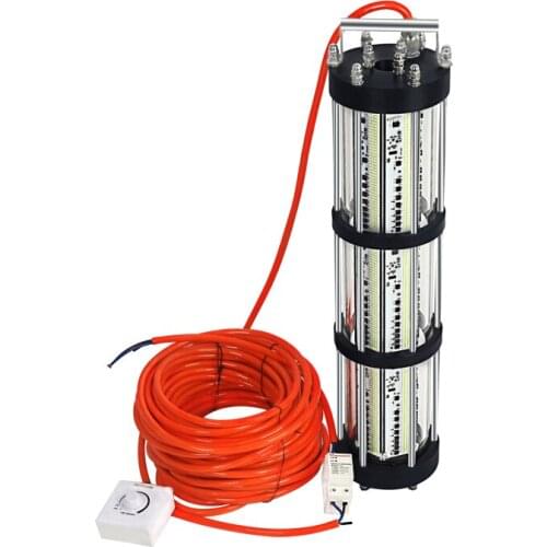 High power 1500W AC240V White Green Blue Dimmable Lighting Fishing Artificial Bait LED Fishing Lures Bait