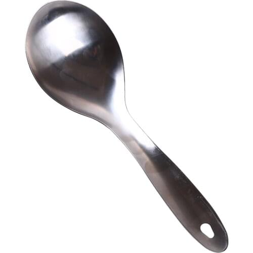 High Quality Durable 304 Stainless Steel Large Rice Soup Serving Spoon Kitchen Tool Kitchen Tableware Spoons