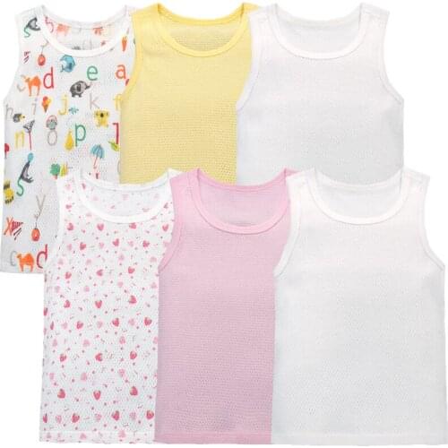 Y474 free shipping Baby mesh vest summer new cotton bones baby clothes baby animal printing 3 pieces/set vest