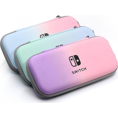 Protective Storage Bag For Nintendo Switch Gradient Color Portable Travel Hard Case For Nintendo Switch NS Accessories Pouch