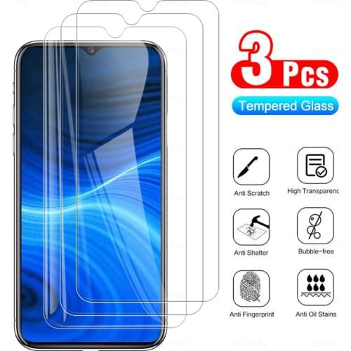 3Pcs Cover Tempered Glass On The For Oppo Realme XT X2 Screen Protector For Realme Pro X3 X50 X50Pro Phone Protection Cover Film