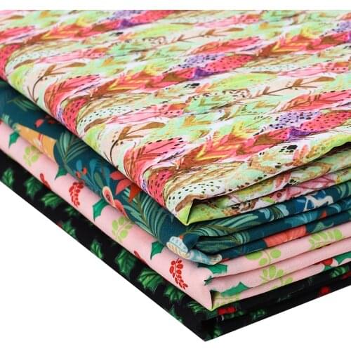 Polyester Cotton Fabric Fruit Printed Cloth Sheets DIY Dress Supplies Handmade Crafts Material Home Textile Patches 45*150cm 1pc