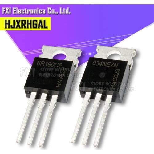 10pcs IPP60R190C6 6R190C6 TO-220 600V 18A new original