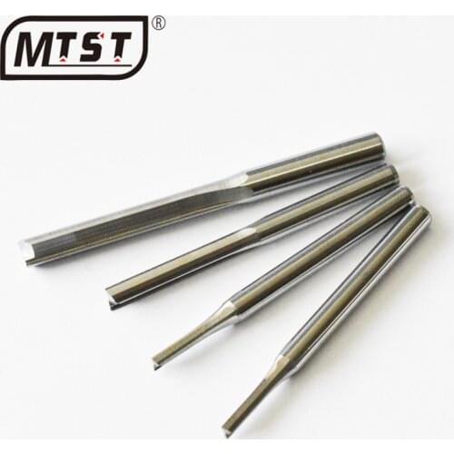 10pc shark 3.175 4 6mm CNC Engraving CuttersTwo Flutes Straight Router Bits for Wood Carbide Endmills Cutting Milling Tools