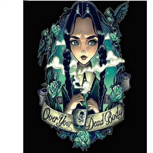 5D DIY Diamond Painting cartoon girl Full Square Drill Resin Embroidery Diamond Mosaic cross stitch halloween decor gift