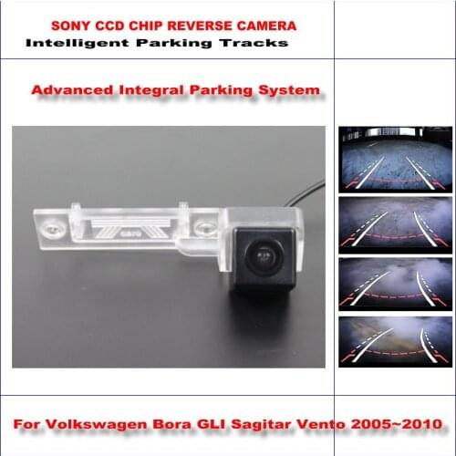 Car Rear Camera For VW Bora GLI Sagitar Vento 2005-2010 HD Intelligentized Parking Backup Dynamic Guidance CAM