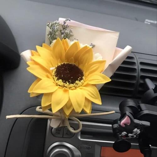 Car Handmade Flower Air Outlet Bouquet Decoration Fragrance Car Air Fresher Aromatherapy Clip car accessories interior