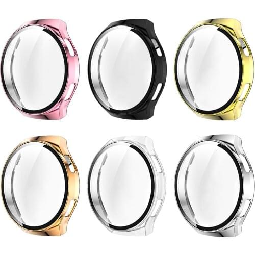 PC Tempered Glass Bumper Full Cover Housing Frame for Huawei Watch GT2e Watch Case Waterproof And Dustproof Support Dropshipping