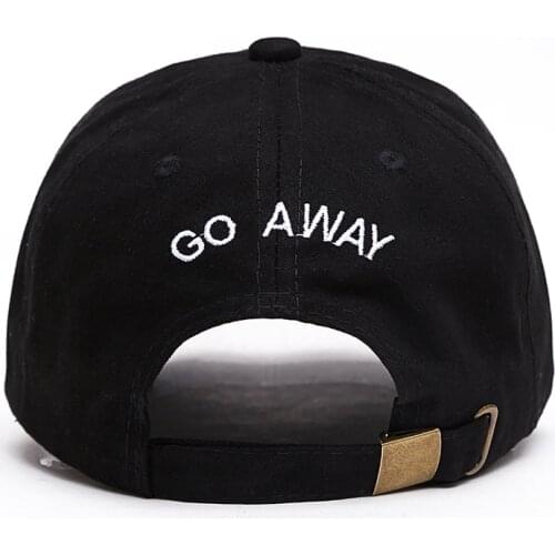 2021 new brand cap Go Away Dad Hat 100% Cotton hip hop snapback Baseball Cap For Men And Women Dad hats Casquette