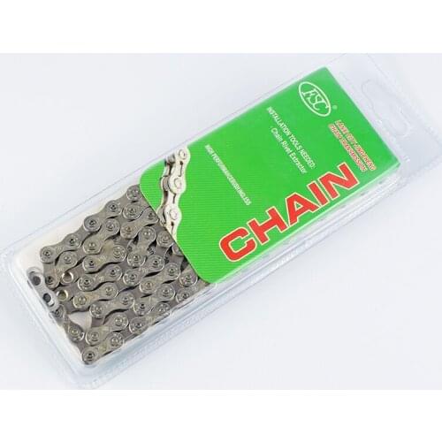 New FSC Original 9 speed Chains 116 links Cycle Derailleur Chain 9S Silver Mountain MTB Road 27 speed Bicycle Chain Parts 266g