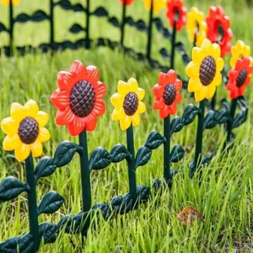 Flower shape Garden fence Decorative Garden Fence Reusable Plastic Waterproof Fencing Border Panel for Outdoor Flower bed fence