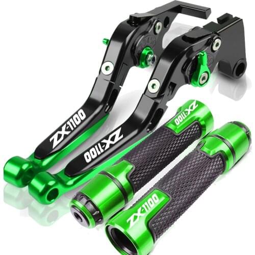 For Kawasaki ZX1100 ZX-1100 1990-2001 1991 1992 1993 1994 1995 1996 1997 1998 Motorcycle Brake Clutch Lever Handle Grips Caps