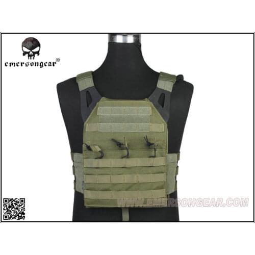 EMERSON JPC Tactical Vest - paperback edition, Military TC SE Airsoft Paintball Shooting MOLLE Vest Army Green EM7344G