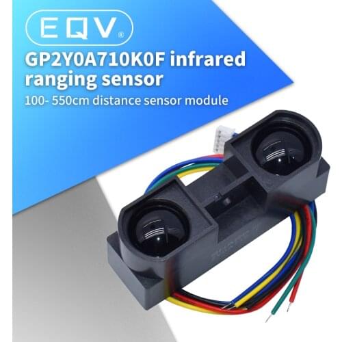 GP2Y0A710K0F 100% NEW SHARP 2Y0A710K 100-550cm Infrared distance sensor INCLUDING WIRES