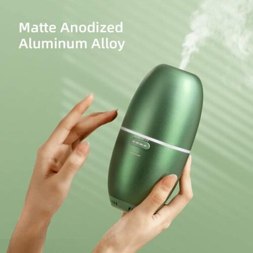 GX·Diffuser Cordless Diffuser 50ML Small Car Aroma Diffuser Battery Operated Mini Humidifier Wireless Car Essential Oil Diffuser